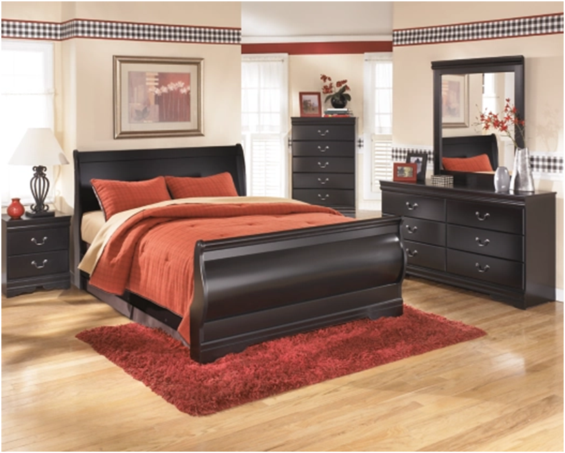 Huey Vineyard Sleigh Bedroom Set