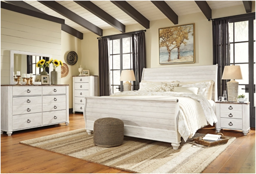 Willowton Sleigh Bedroom Set